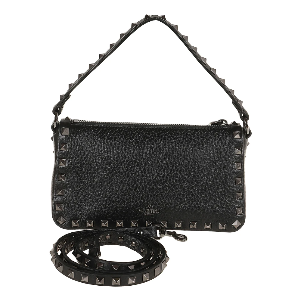 Valentino Garavani Studded Schoudertas Black Dames