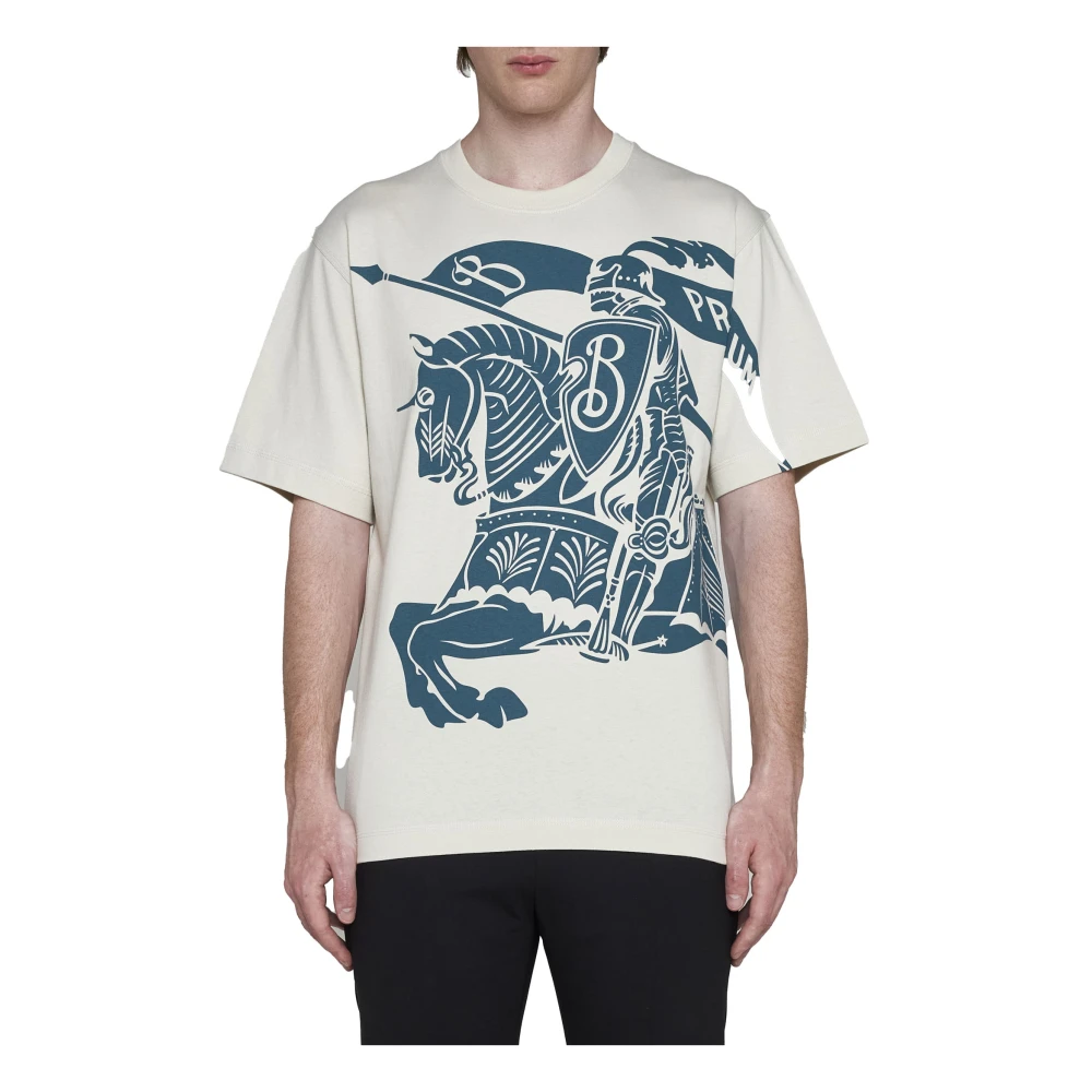 Burberry Stijlvolle T-shirts en Polos White Heren