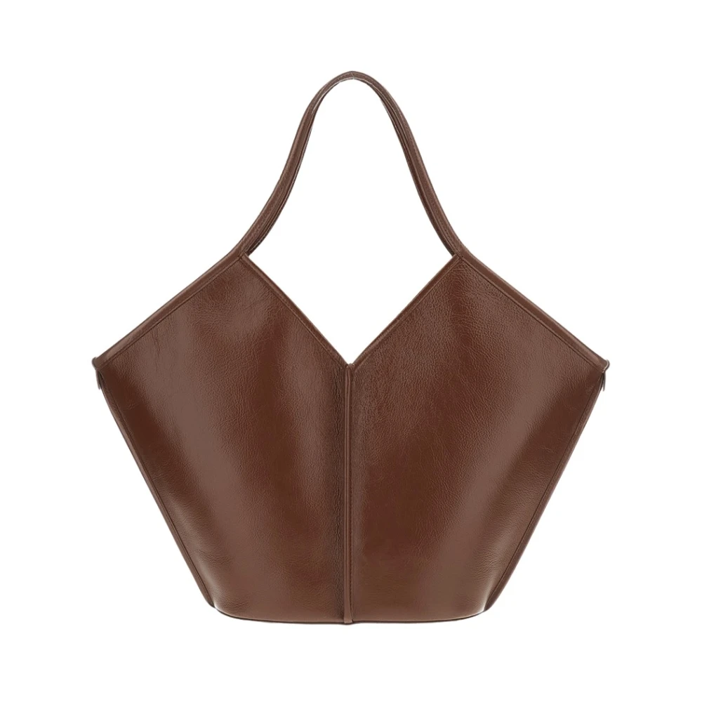 Hereu Brown Shopping Bags, Female, One Size, Calella Tote