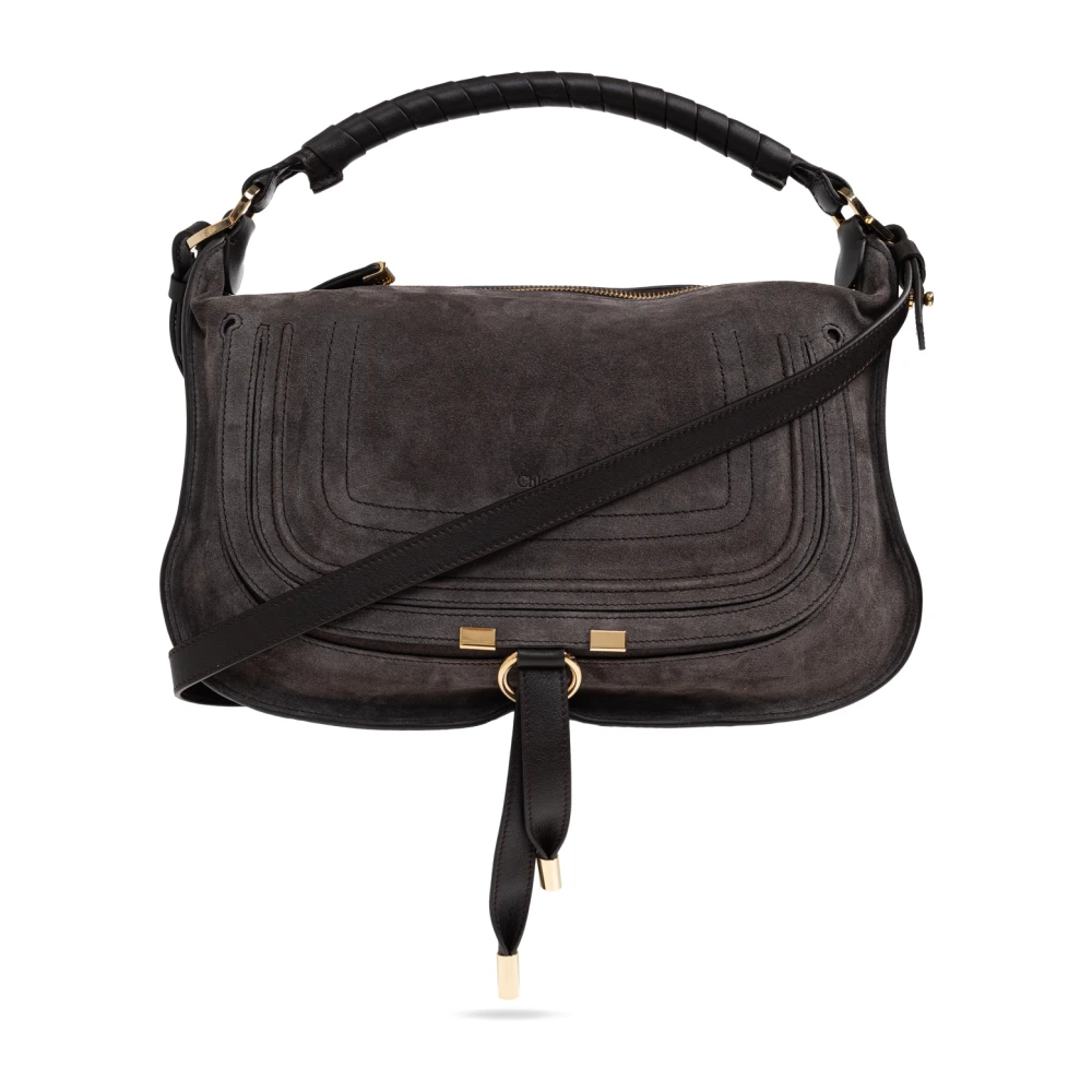 Chloé Women's Gray Marcie Small Handbag - Handbags - One Size - Bags