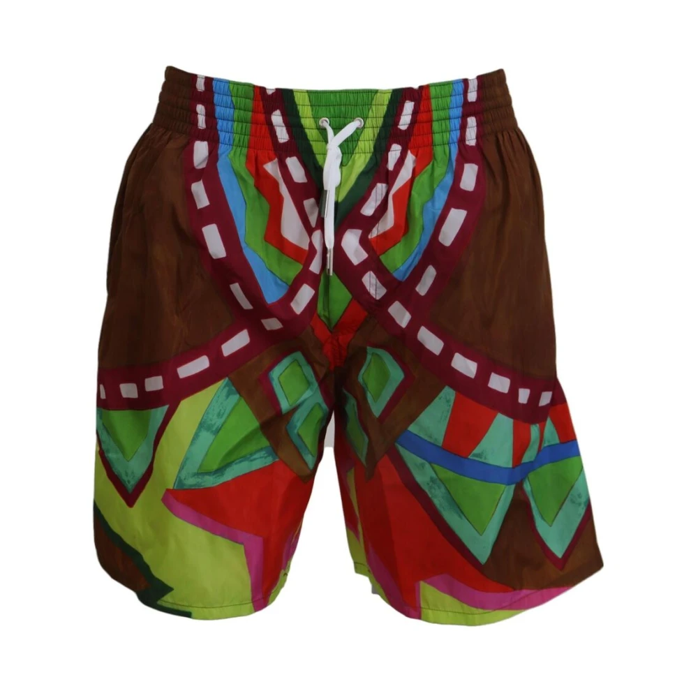 Dsquared2 Men's Multicolor Beachwear, M, Swim Shorts Boxer