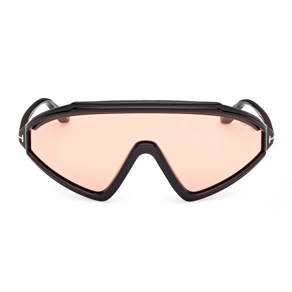 Tom Ford Unisex Nero - Occhiali Da Sole Marroni Classici Stile Maschera - Accessories - One Size