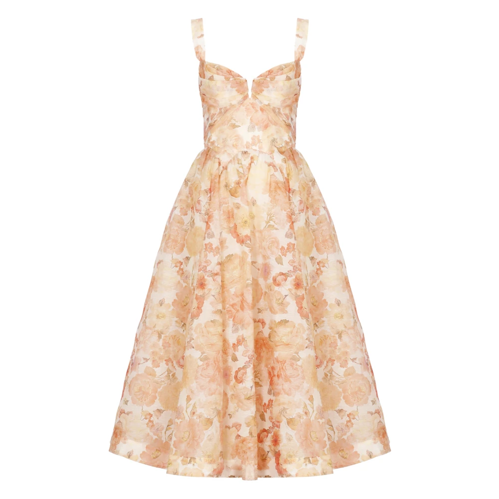 Zimmermann Donna Arancione Abiti, L, New,