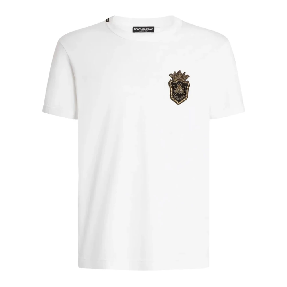 Dolce & Gabbana Herren Weiß Oberteile, Xlgröße: