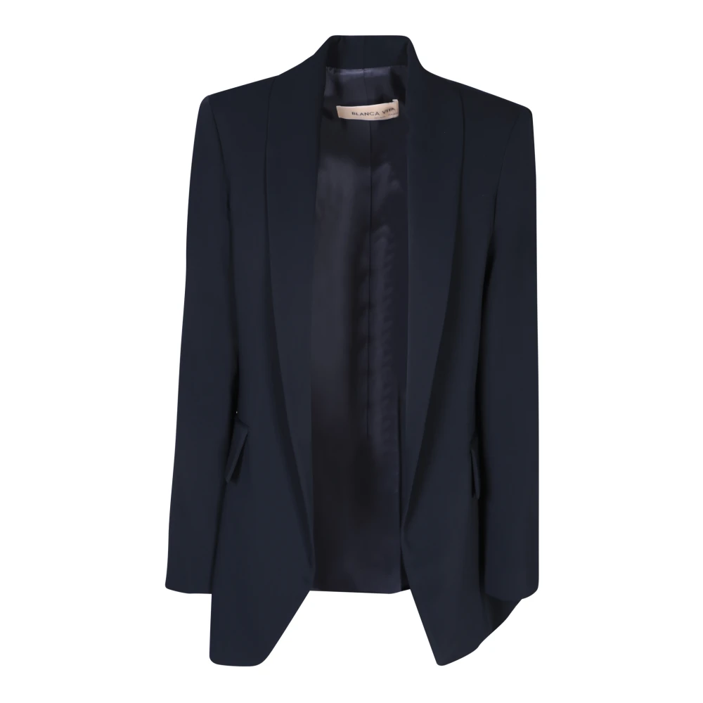 Blanca Vita Blauwe Jas Stijlvolle Vrouw Blue Dames