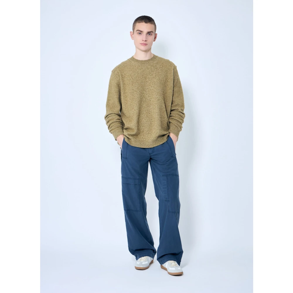 MM6 Maison Margiela Verstelbare Lichtgewicht Cargo Broek Blue Heren