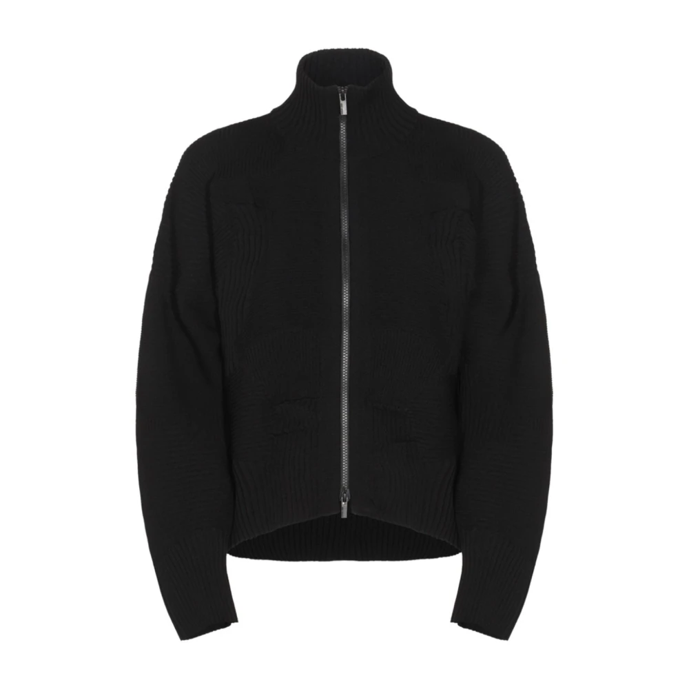 Issey Miyake Stijlvolle Kone Jas Black Dames