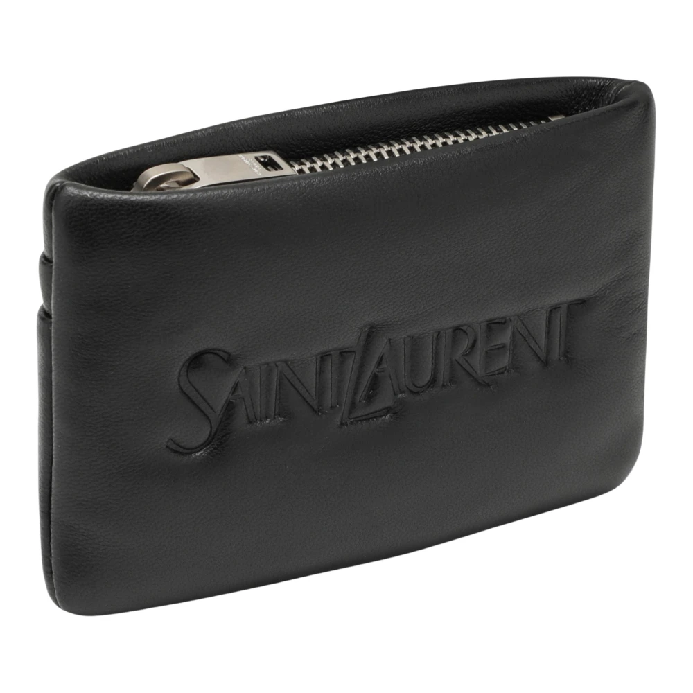Saint Laurent Creditcardhouder Wallet Black Heren