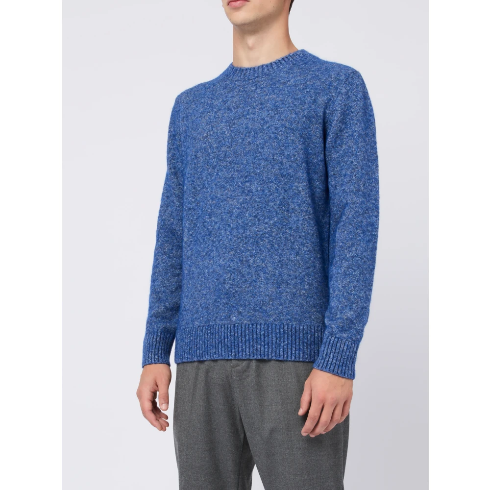 Kangra Celeste Sweater Ronde Hals Aw24 Blue Heren