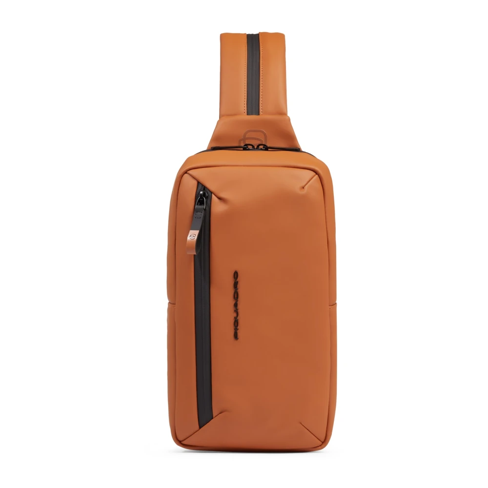 Piquadro Herren Braun Wasserabweisende Sling Bag
