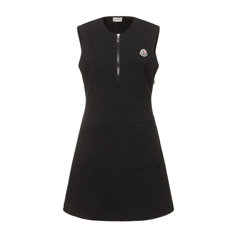 Moncler Short Dresses Black Dames
