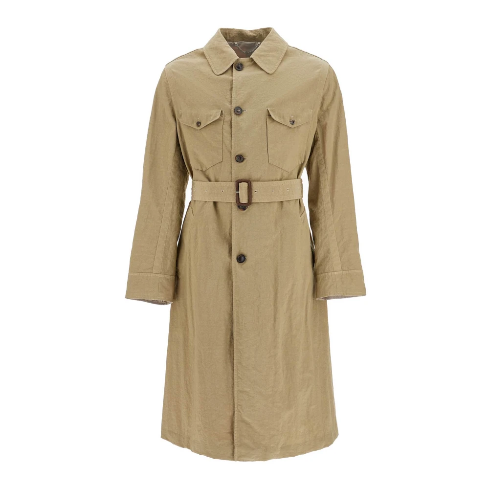 Maison Margiela Omkeerbare trenchcoat met vier steken Beige Heren