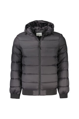 veste-noire-a-capuche-avec-poches-et-logo