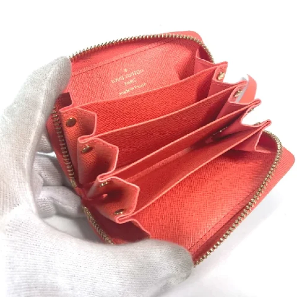 Louis Vuitton Vintage Pre-owned Cotton wallets Brown Dames