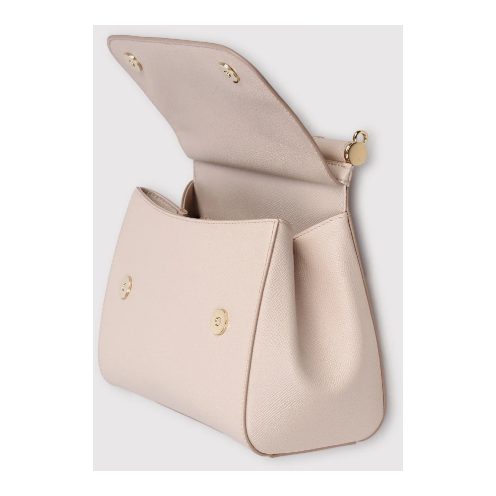 Dolce & Gabbana Luipaardprint Sicilië Handtas Beige Dames
