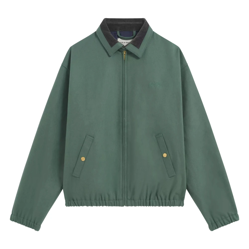 Drole de Monsieur Water Groene Grappige Jas Green Heren