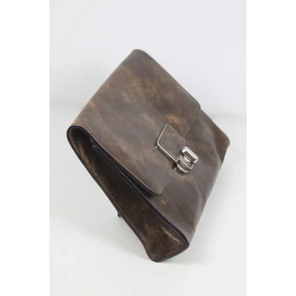 Chloé Pre-owned Leather wallets Brown Dames