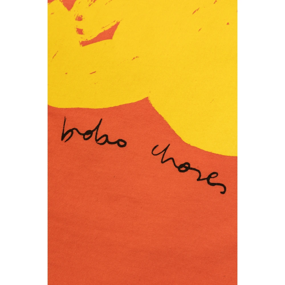 Bobo Choses Bedrukt T-shirt Orange Unisex