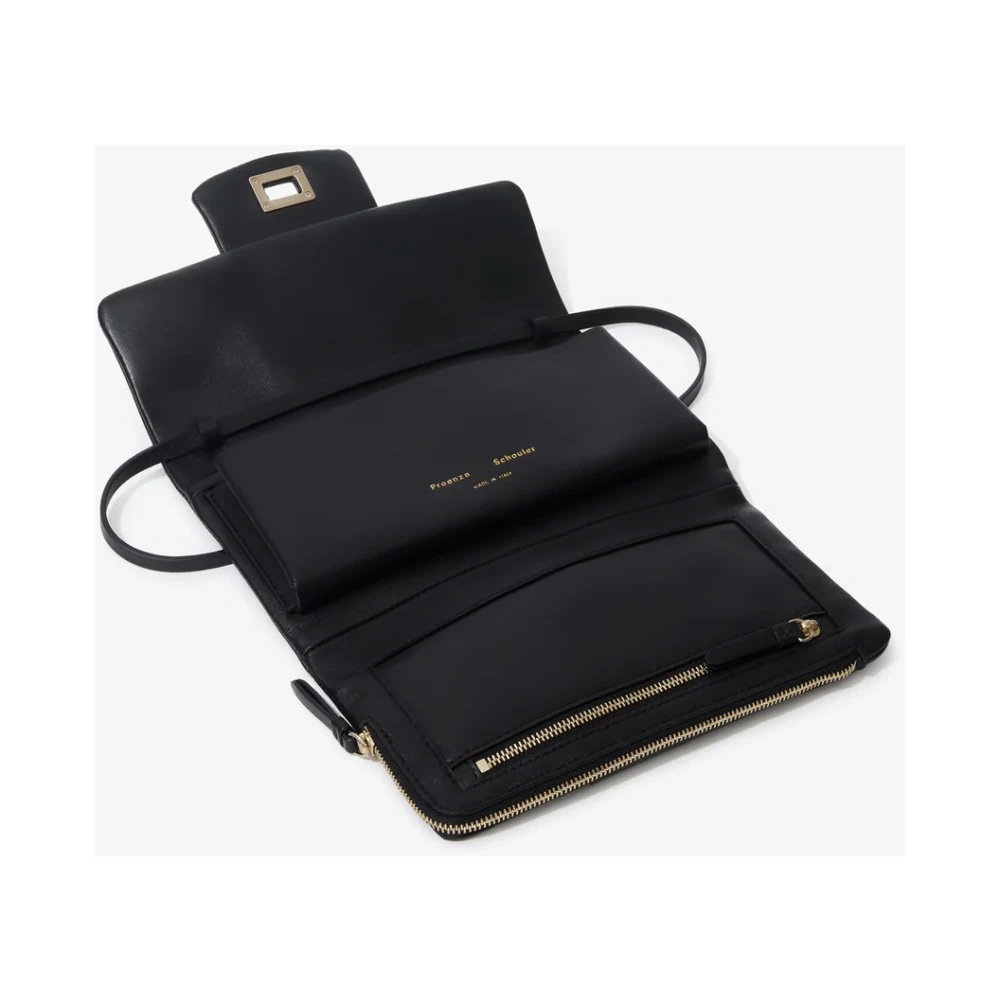 Proenza Schouler Flip Schoudertas voor Vrouwen Black Dames