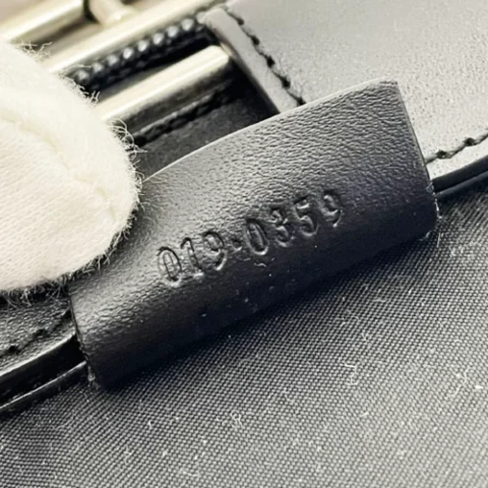 Gucci Vintage Pre-owned Leather pouches Black Dames