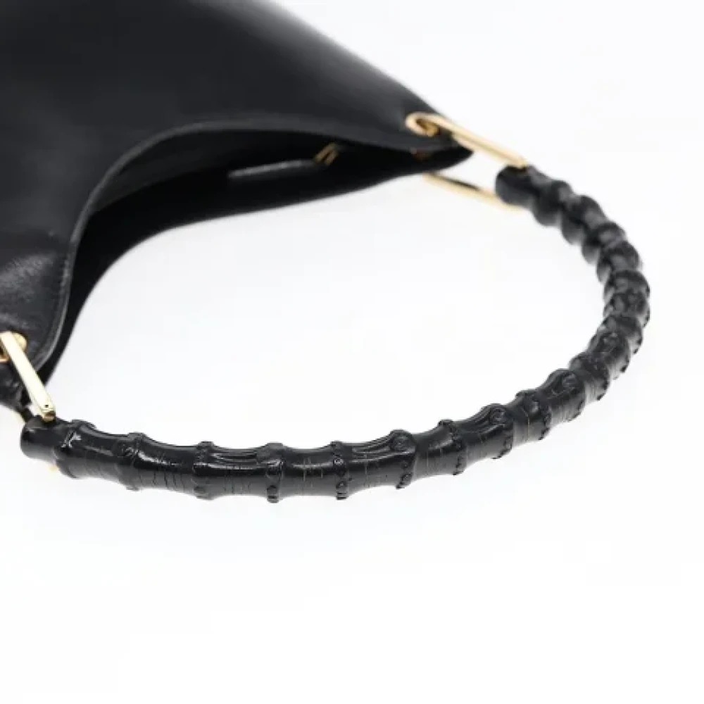 Gucci Vintage Pre-owned Leather handbags Black Dames