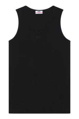 Logo Lounge Ribbstickad Topp