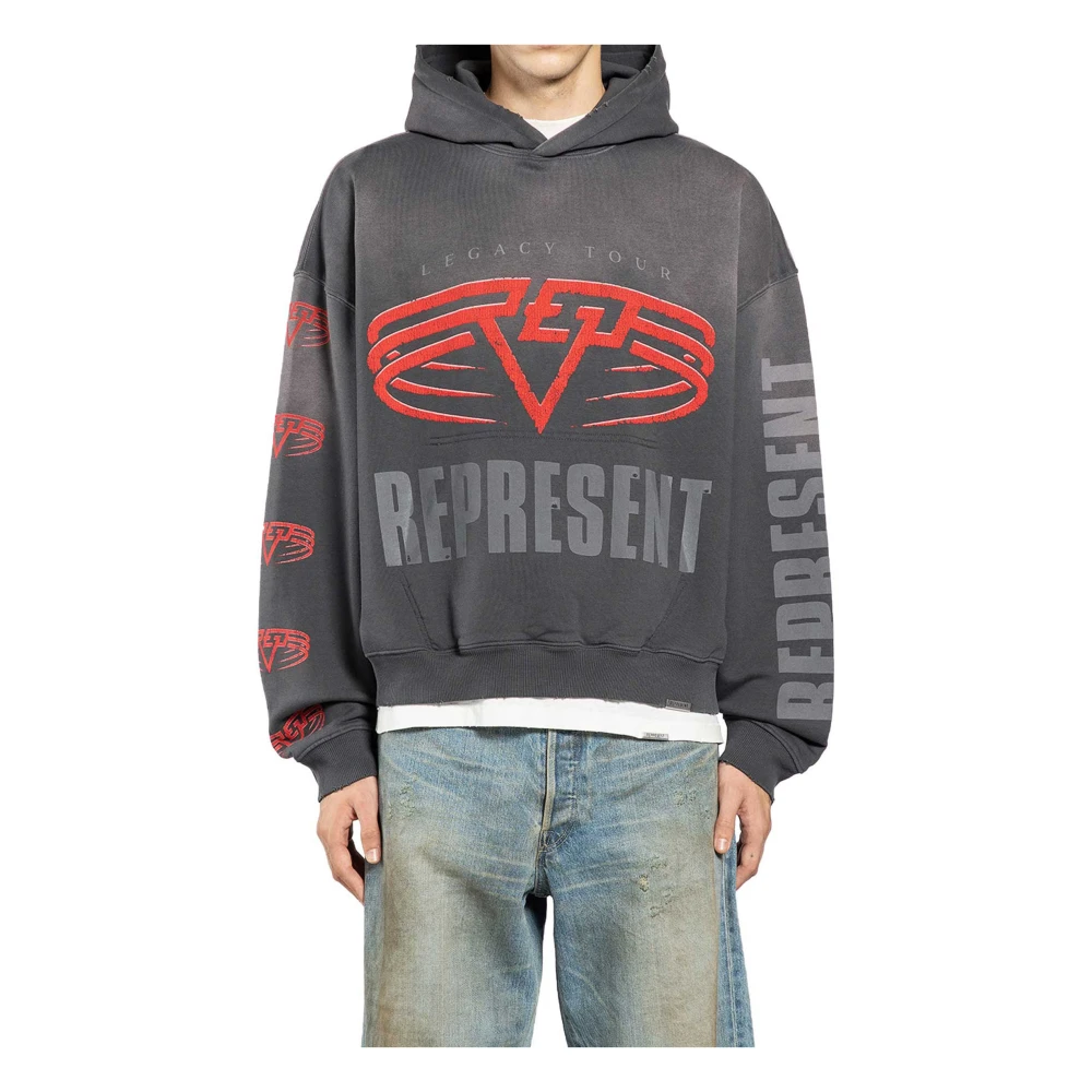 Represent Men's Gray Hoodies, L, Living Legacy Tour Hoodie