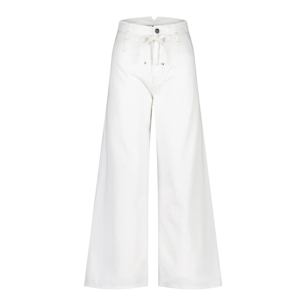 ETRO High-Waist Bootcut Jeans White Dames