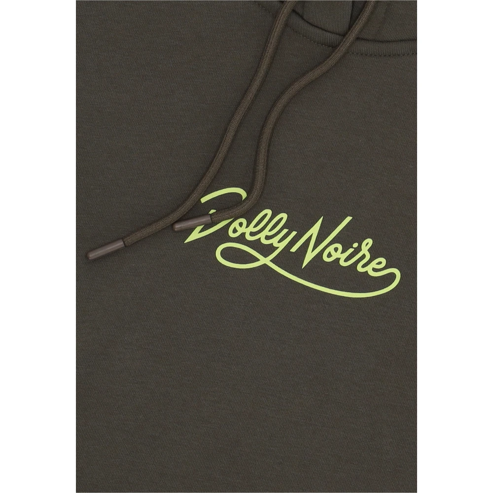 Dolly Noire Bosnacht Hoodie met voorzak Brown Heren