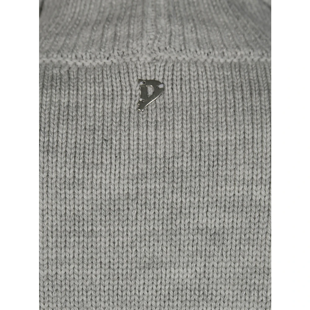 Dondup Turtleneck Sweater Box Gray Dames