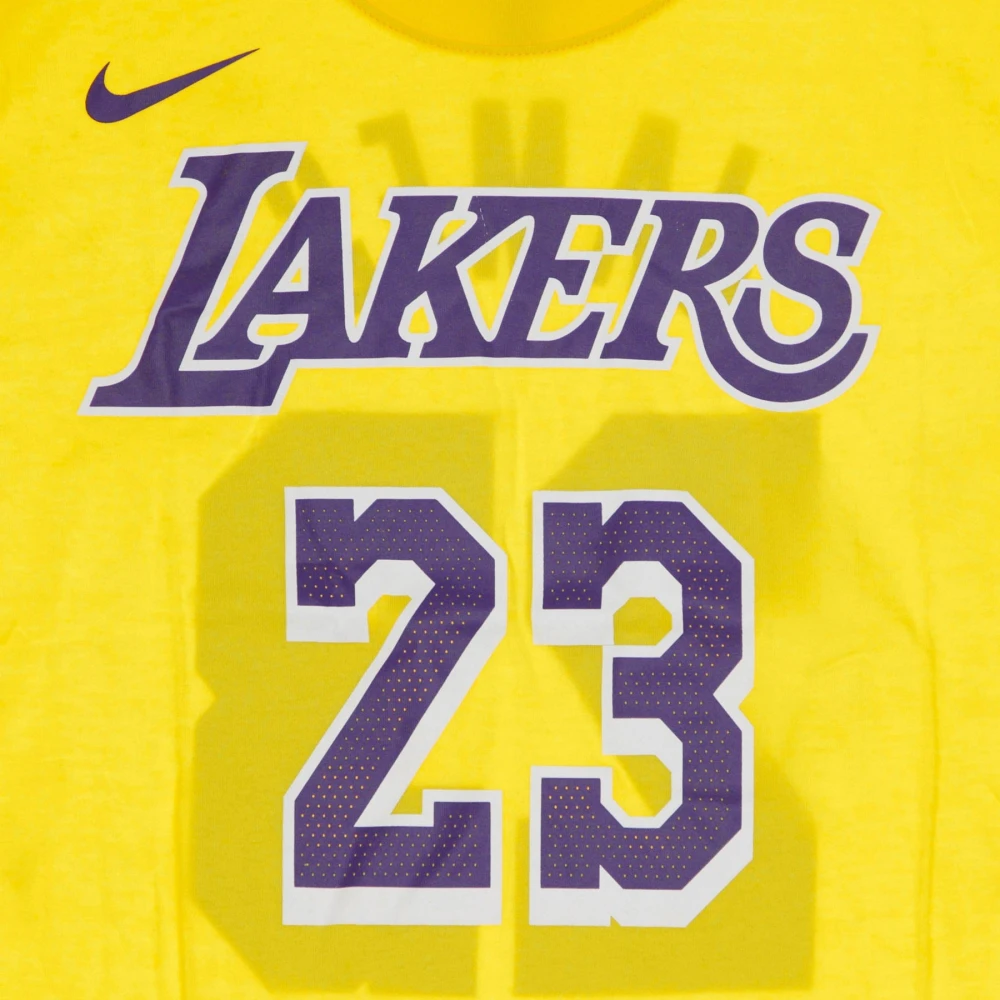 Nike Lebron James NBA T-shirt Yellow Heren