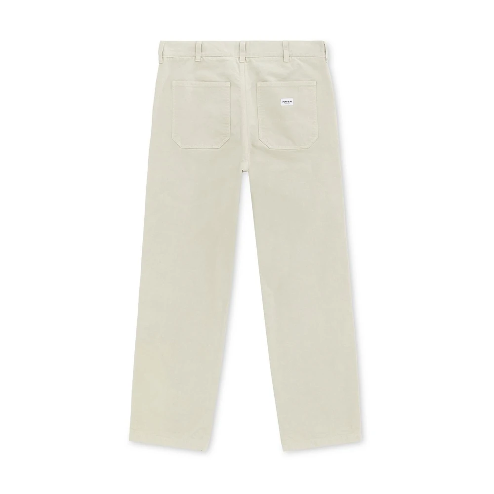 Iuter Beige Katoenen Werkbroek Beige Heren