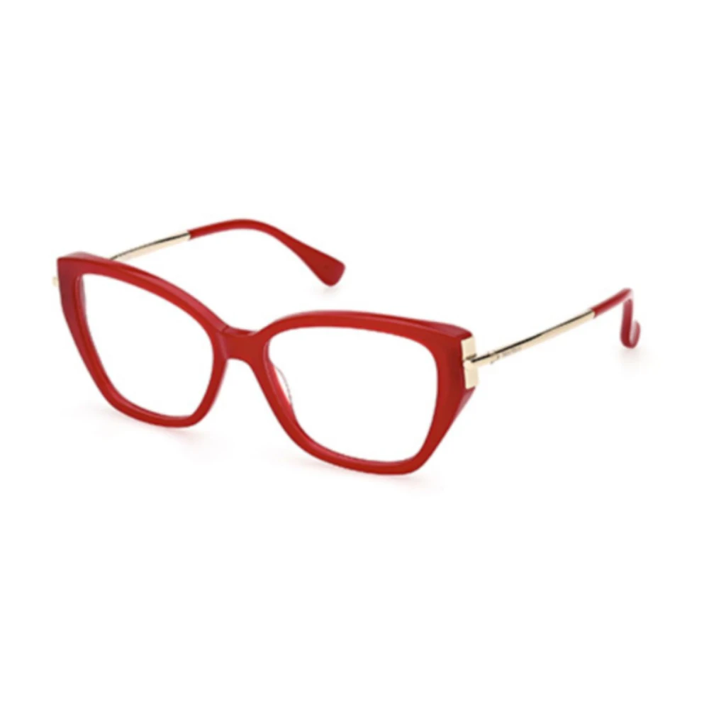 Max Mara Rood Optisch Montuur Stijlvol en veelzijdig Red Dames