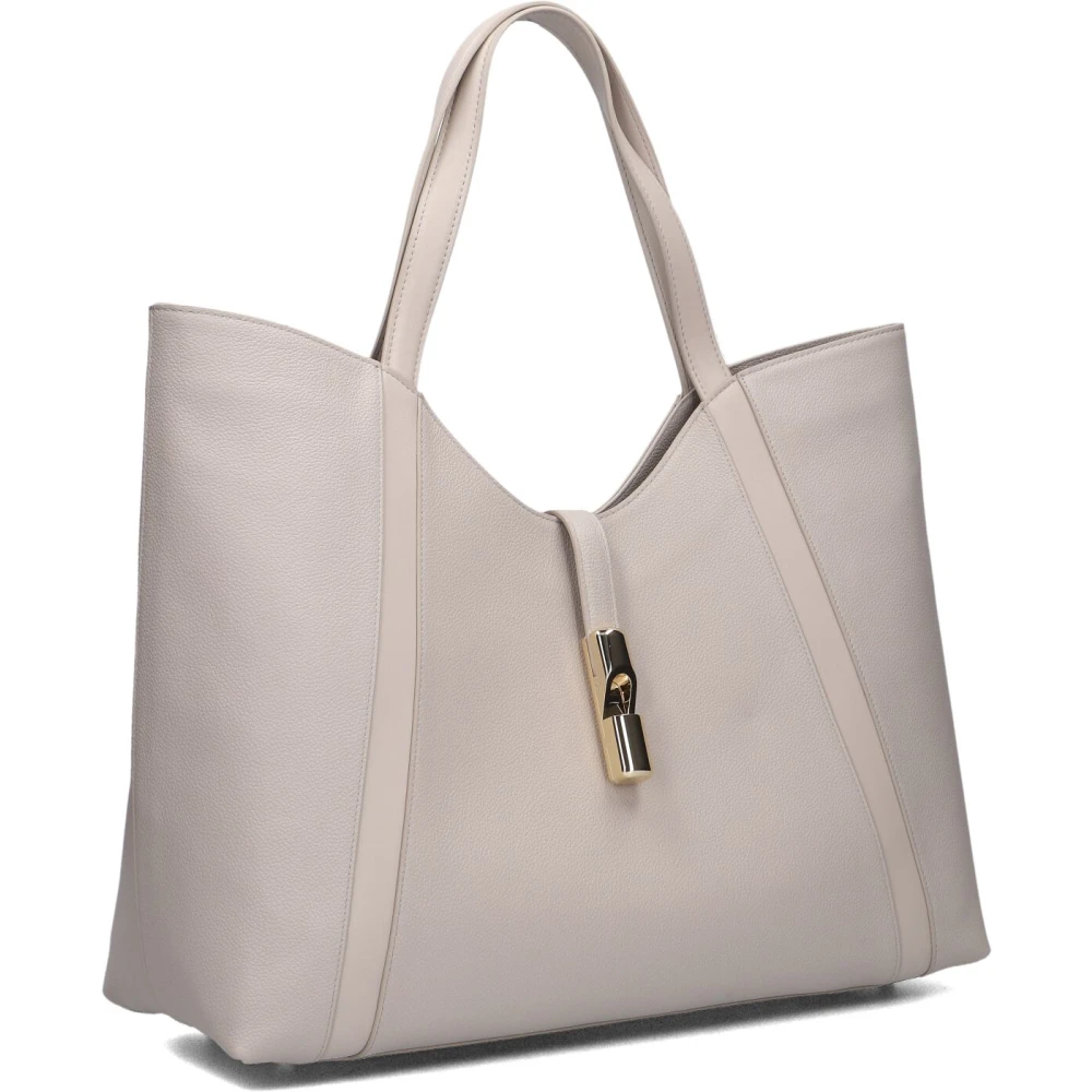 Furla Elegante Beige Schoudertas Goccia Beige Dames