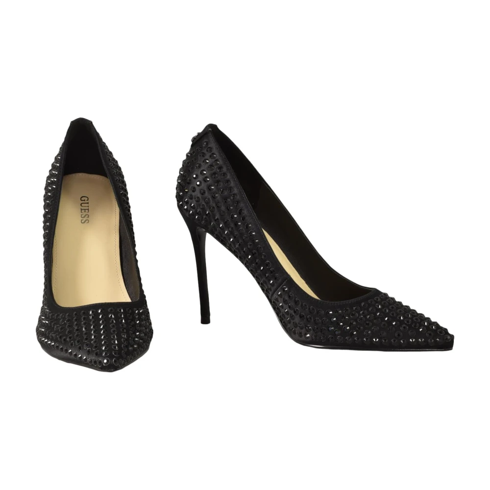 Guess Stijlvolle schoenen met leren zool Black Dames