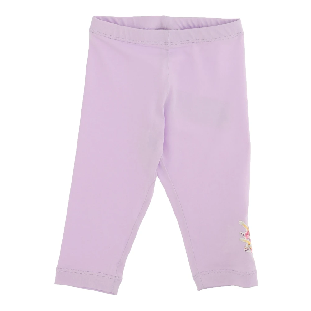 Monnalisa Girls Purple Leggings, 2 Y, Leggings