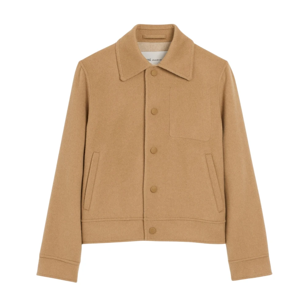 Ami Paris Donna Beige Giacche, M, New,