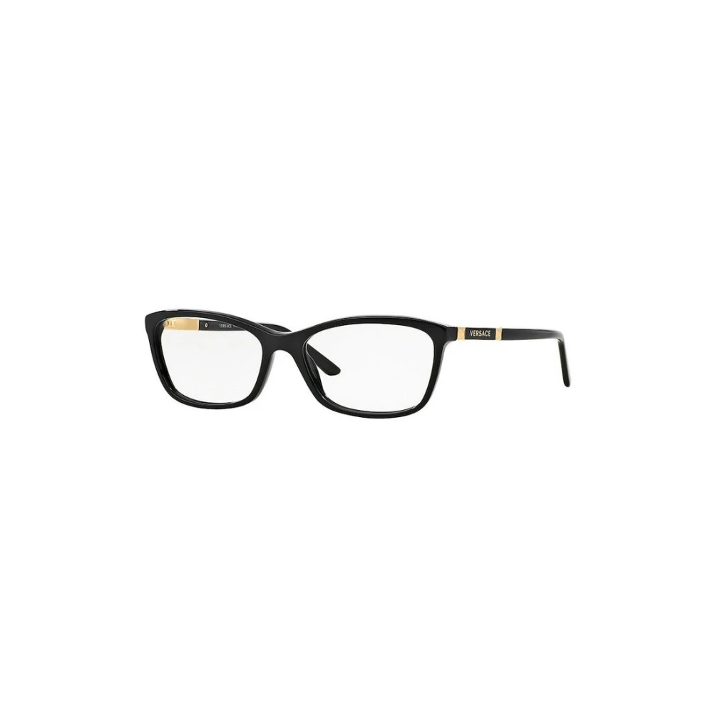 Versace Women's Black Ve3186 Gb1 Woman Optical Frames Acetate Butterfly Normal - Image 3