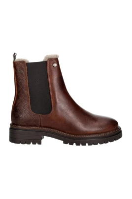 Evie Chelsea Boots med fuskpälsdetaljer