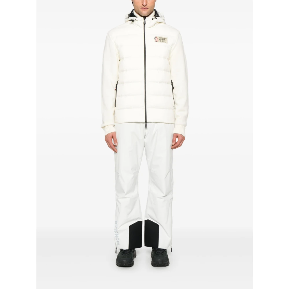 Moncler Gebreide Cardigan Trui White Heren