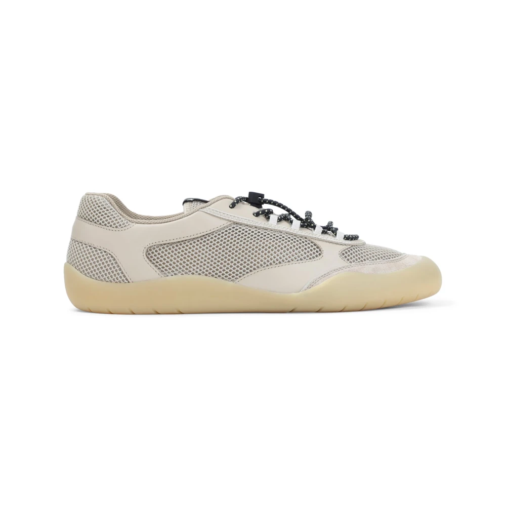Prada Women's Beige Desert-Coloured Speedrock Trainers In Mesh Fabric - Image 3