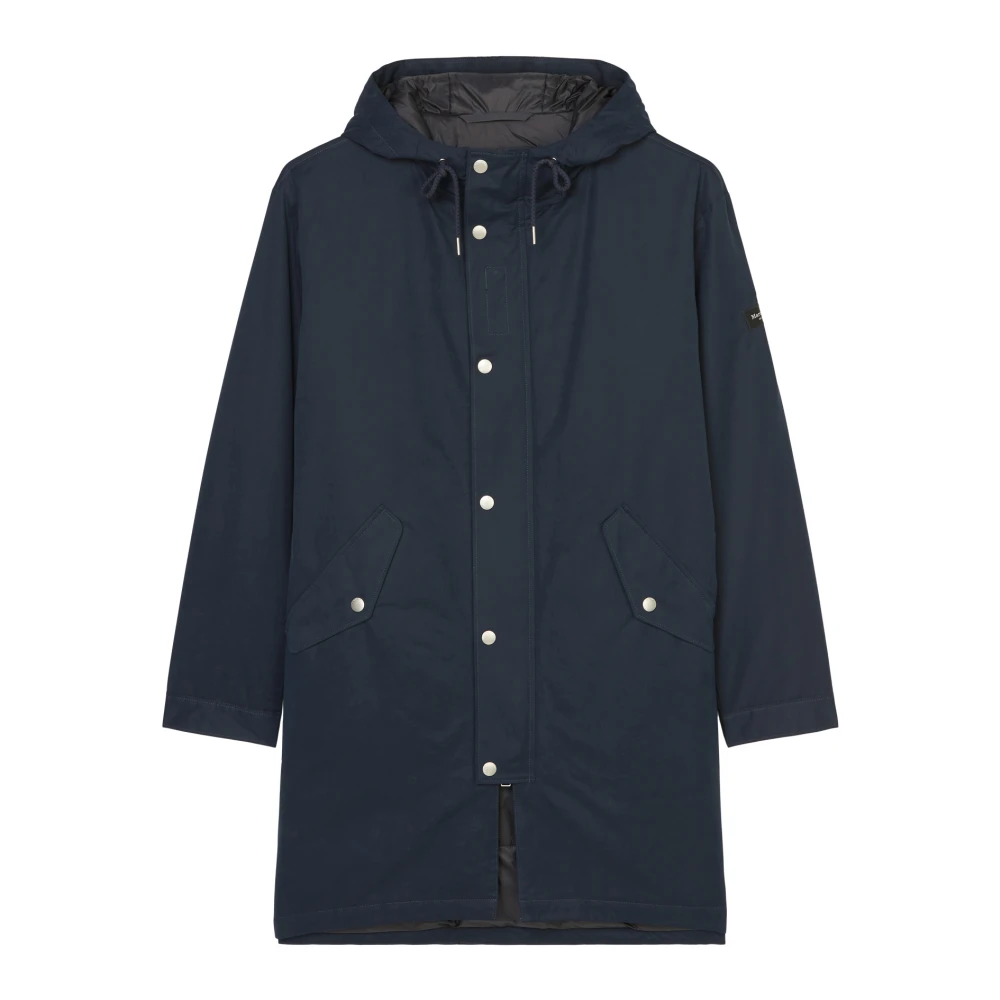 Marc O'Polo Gewatteerde parka regular Blue Heren