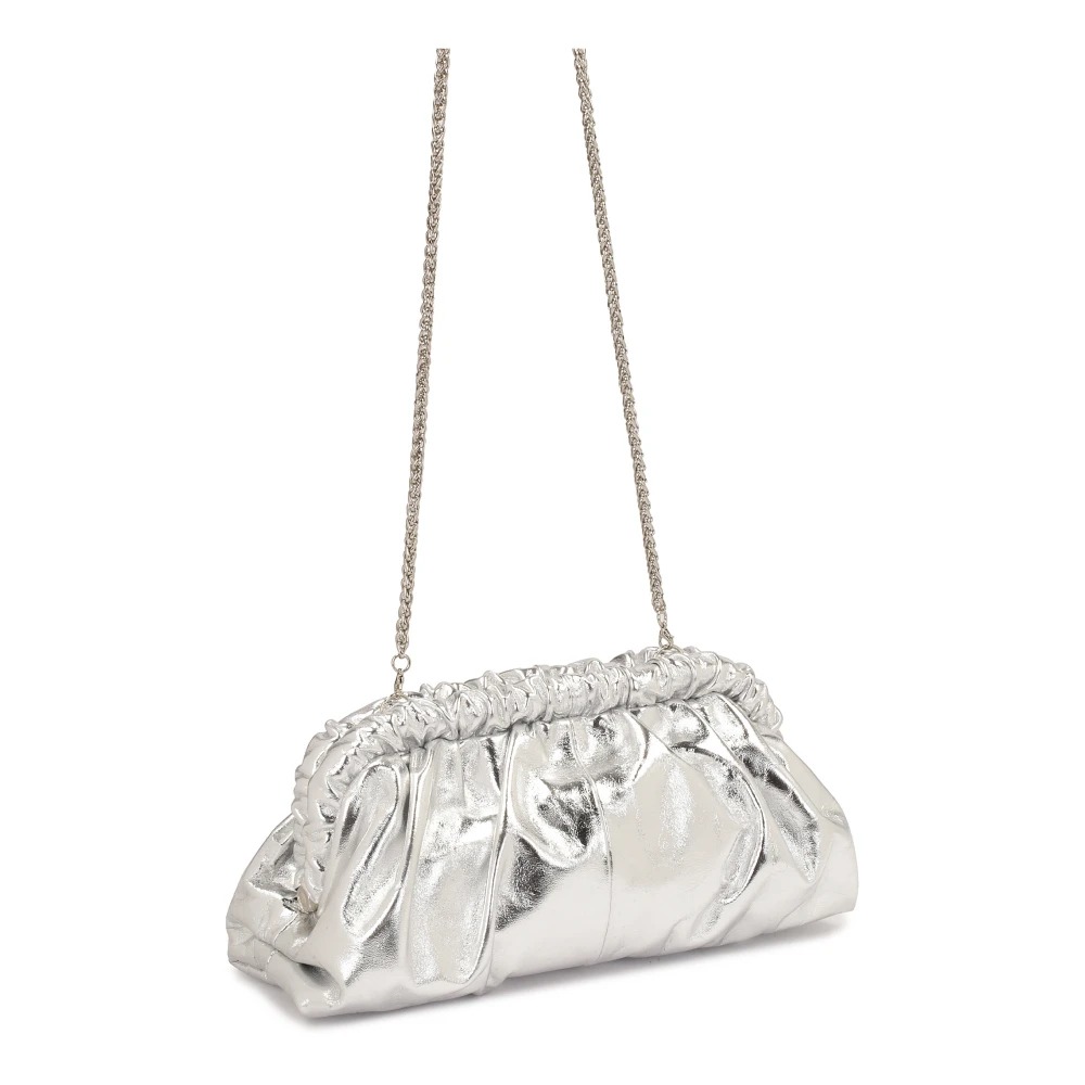 Kazar Zilver metallic effect handtas Gray Dames