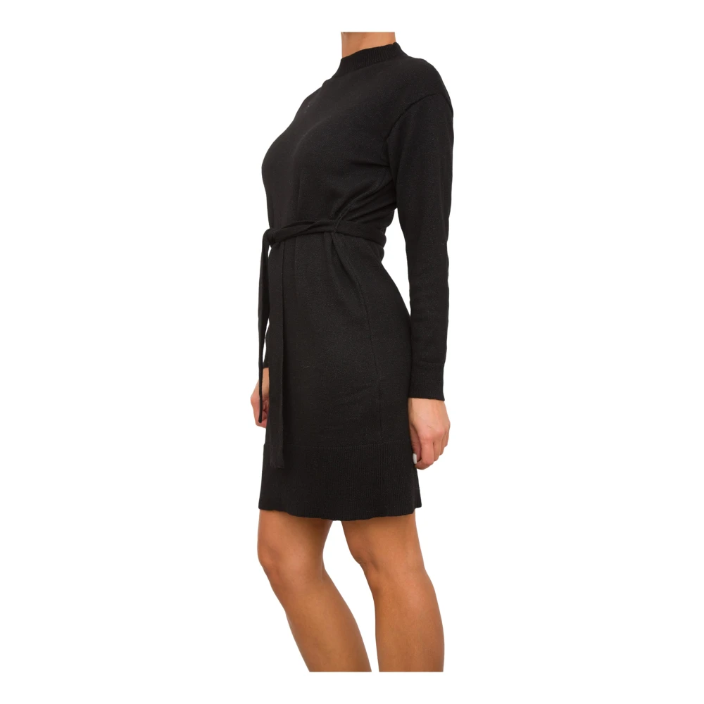 Armani Exchange Elegante Zwarte Jurk Black Dames