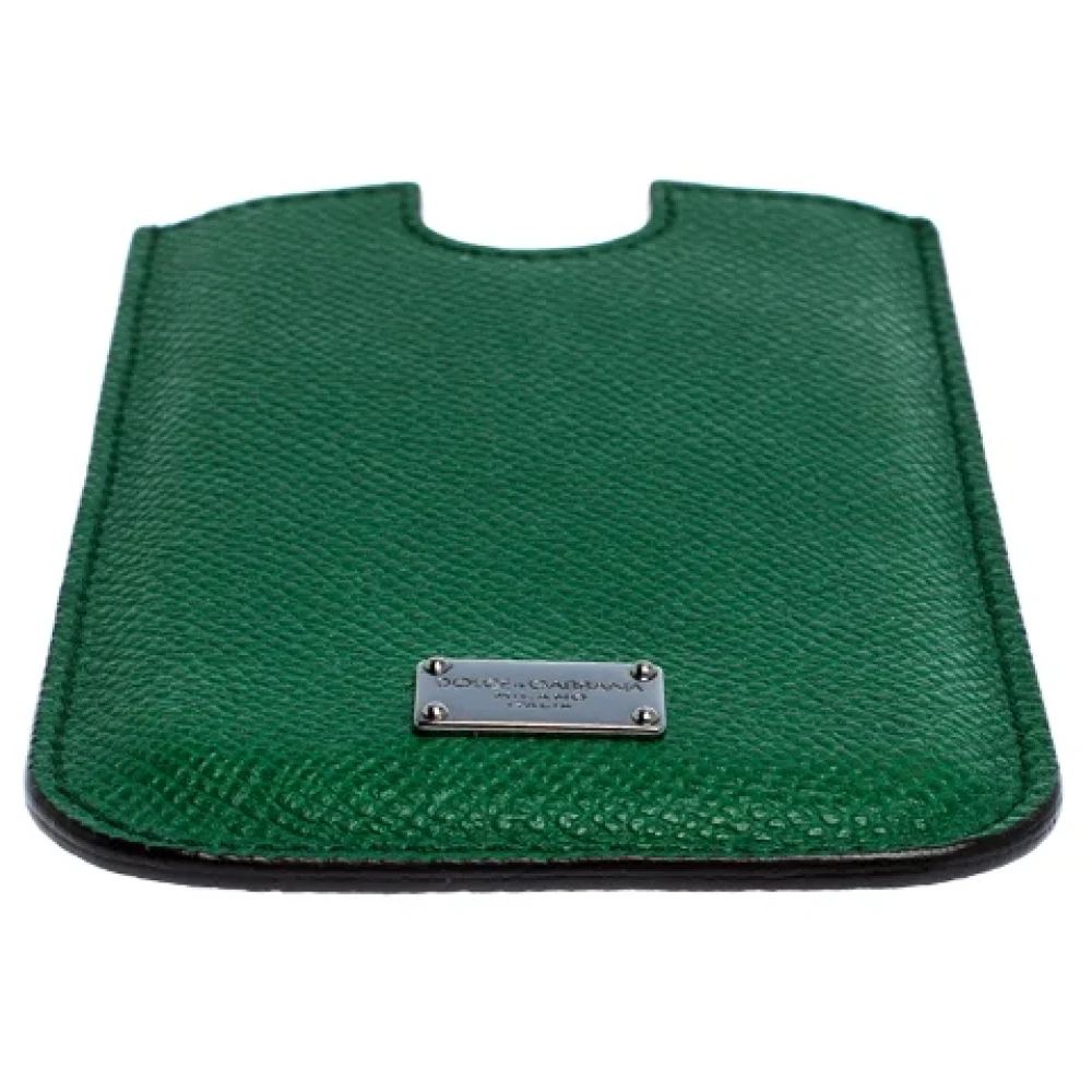 Dolce & Gabbana Pre-owned Canvas home-office Green Dames