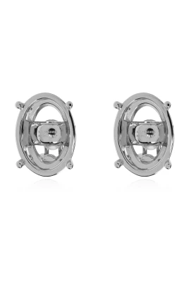Frame Oval Earrings