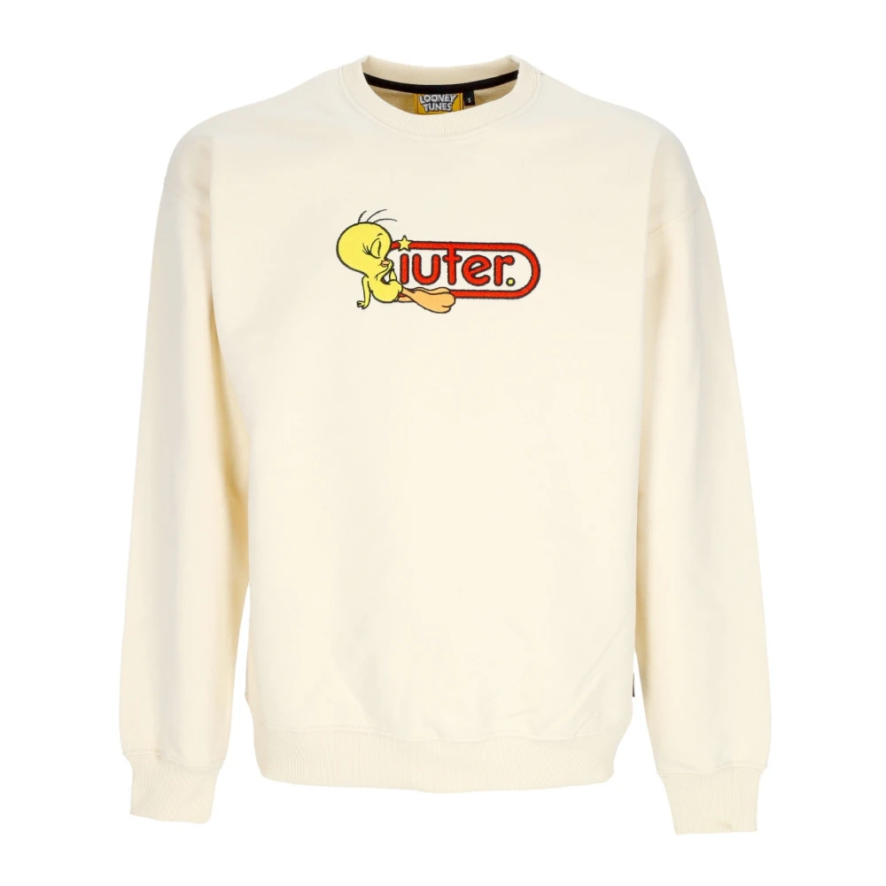 Iuter Schattige Lichtgewicht Crewneck Sweatshirt Looney Tunes Beige Heren