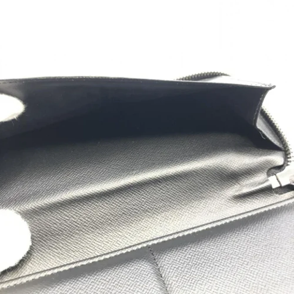 Louis Vuitton Vintage Pre-owned Canvas wallets Black Dames