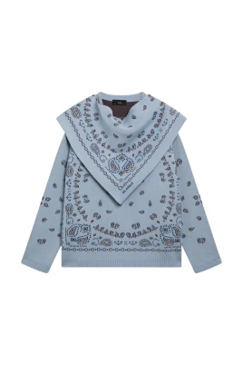 Bandana Jacquard Sweater