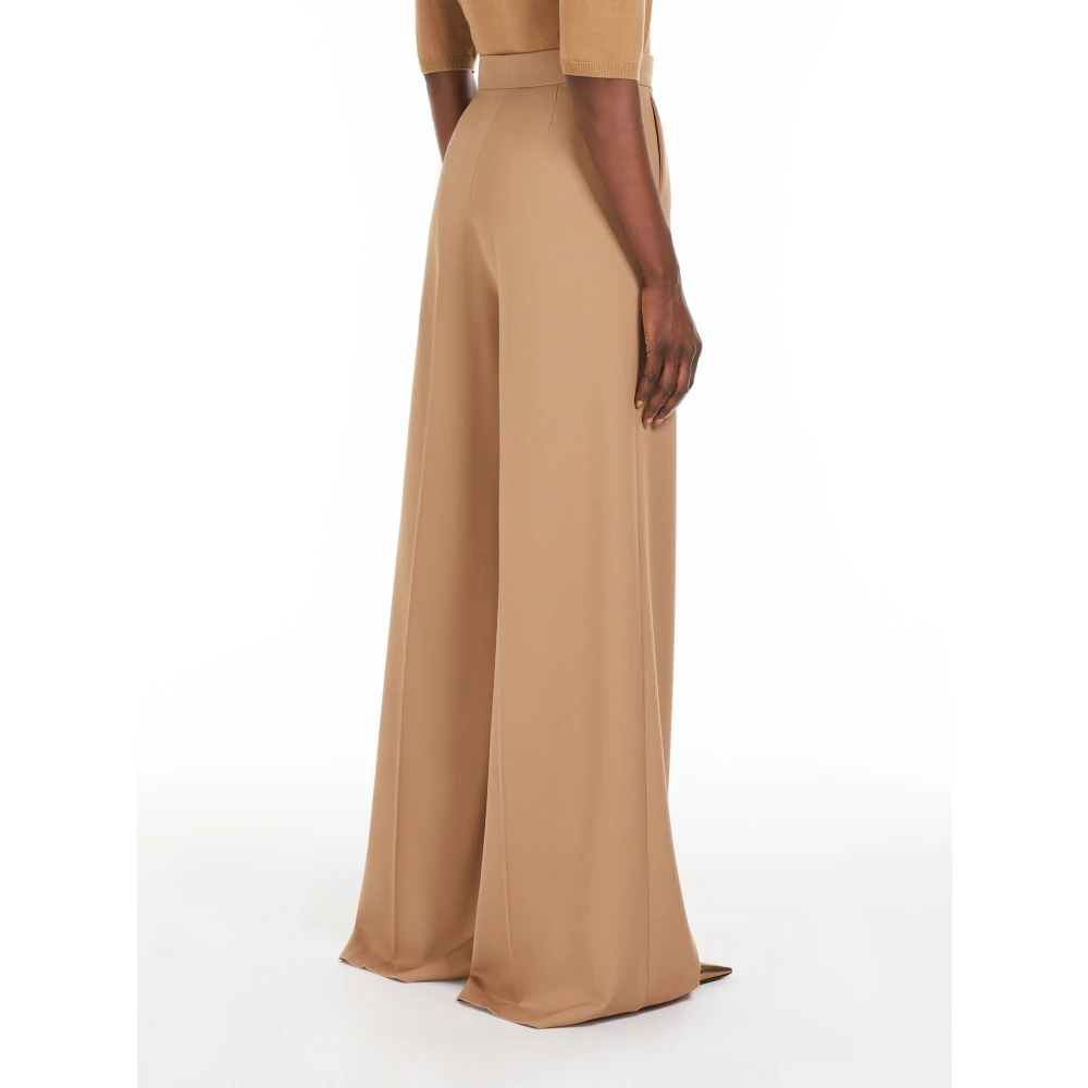 Max Mara Elegante Ninfa Kameel Jurk Brown Dames